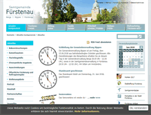 Tablet Screenshot of fuerstenau.de